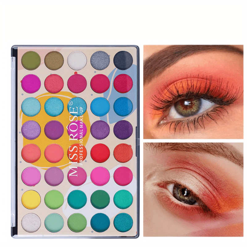 Matte Pearlescent Eye Shadow Palette Gradient Colors for Smudge Makeup