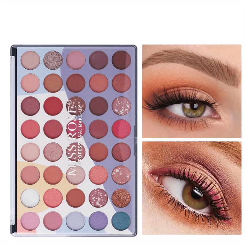 Matte Pearlescent Eye Shadow Palette Gradient Colors for Smudge Makeup