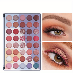 Matte Pearlescent Eye Shadow Palette Gradient Colors for Smudge Makeup