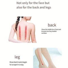 Gua Sha Scraping Board & Facial Massage Roller Set
