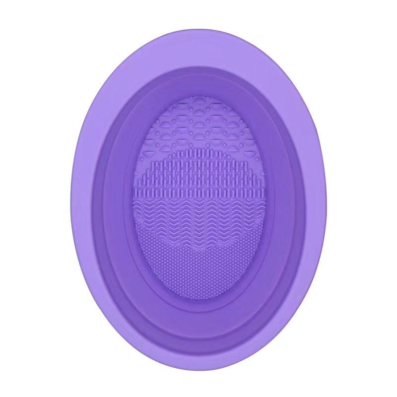 Silicone Makeup Brush Cleaner Bowl Foldable
