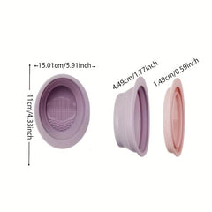 Silicone Makeup Brush Cleaner Bowl Foldable