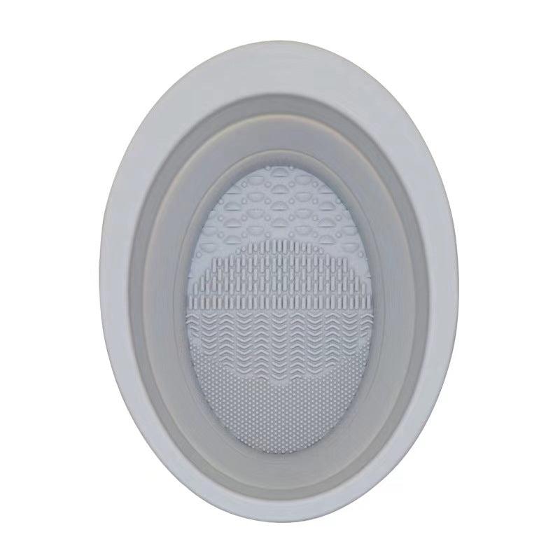 Silicone Makeup Brush Cleaner Bowl Foldable