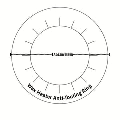 Wax Warmer Protective Collars Ring Professional Clean Pot