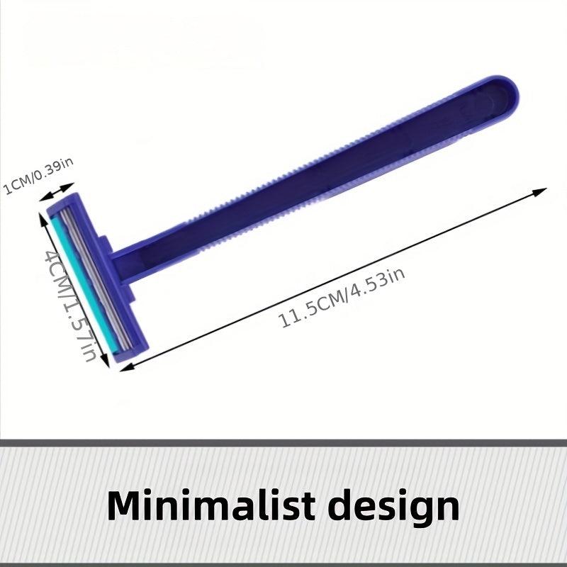 Disposable 3-Layer Manual Razor Anti-Slip Safety Razor for Men and Women