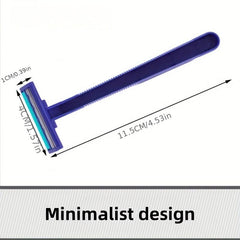 Disposable 3-Layer Manual Razor Anti-Slip Safety Razor for Men and Women