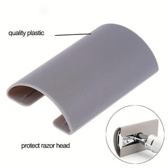 Plastic Double Edge Razor Case Handle Classic Razor Protective Head Cover