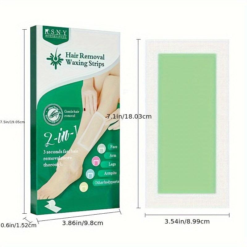 Wax Strips Hair Removal Waxing Kit for Women 40 Counts
