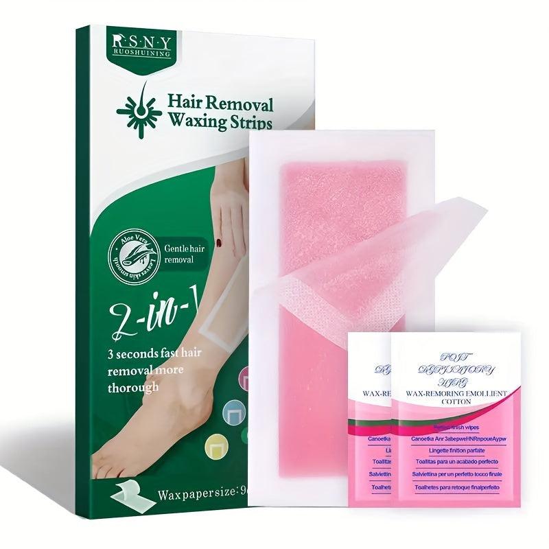 Wax Strips Hair Removal Waxing Kit for Women 40 Counts