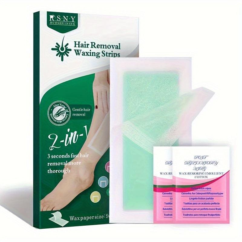 Wax Strips Hair Removal Waxing Kit for Women 40 Counts