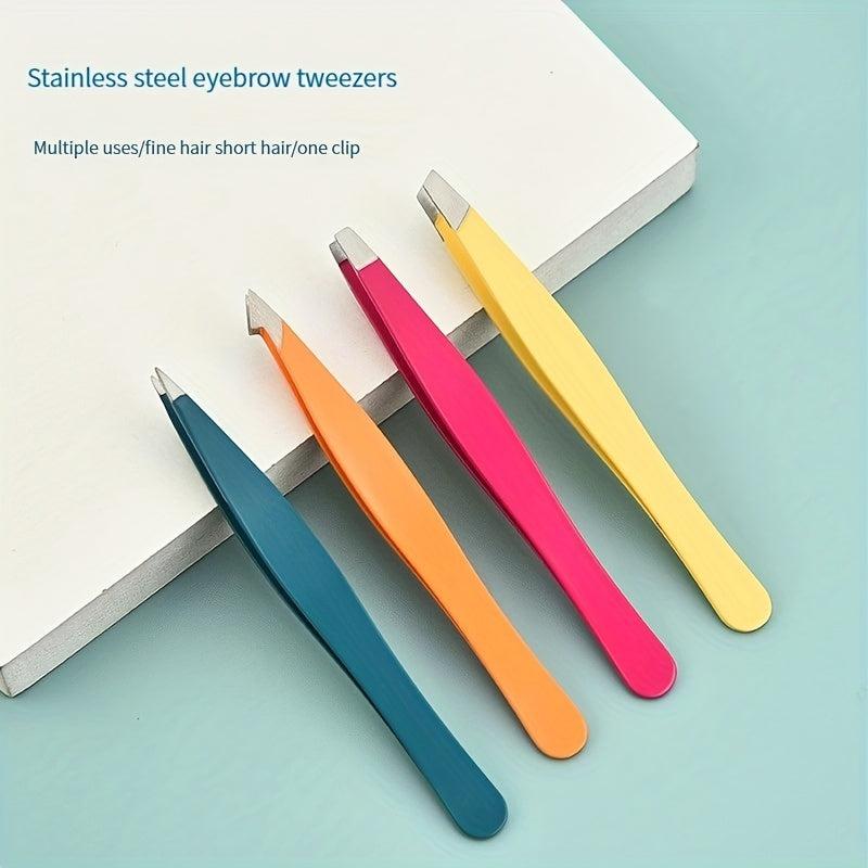 Stainless Steel Eyebrow Clip Set Hair Removal Tool