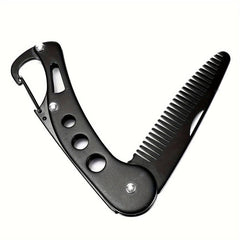 Stainless Steel Folding Beard Comb Anti Static Comb