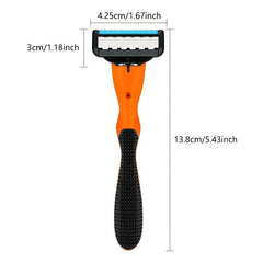 5-Layer Manual Safety Razor Stainless Steel Blades Shaving Set Replacement