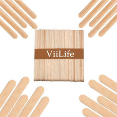 200 Pcs Wooden Wax Sticks for Hair Removal or Wood Craft