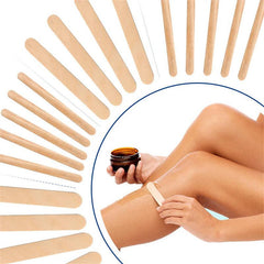 200 Pcs Wooden Wax Sticks for Hair Removal or Wood Craft