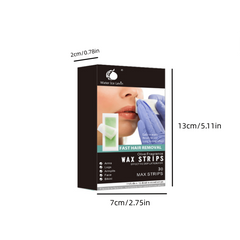 30 Pcs Hair Removal Wax Strips for Men and Women