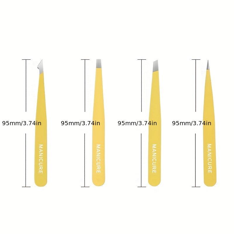 Stainless Steel Eyebrow Tweezers for Hair Removal
