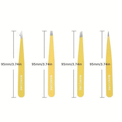 Stainless Steel Eyebrow Tweezers for Hair Removal