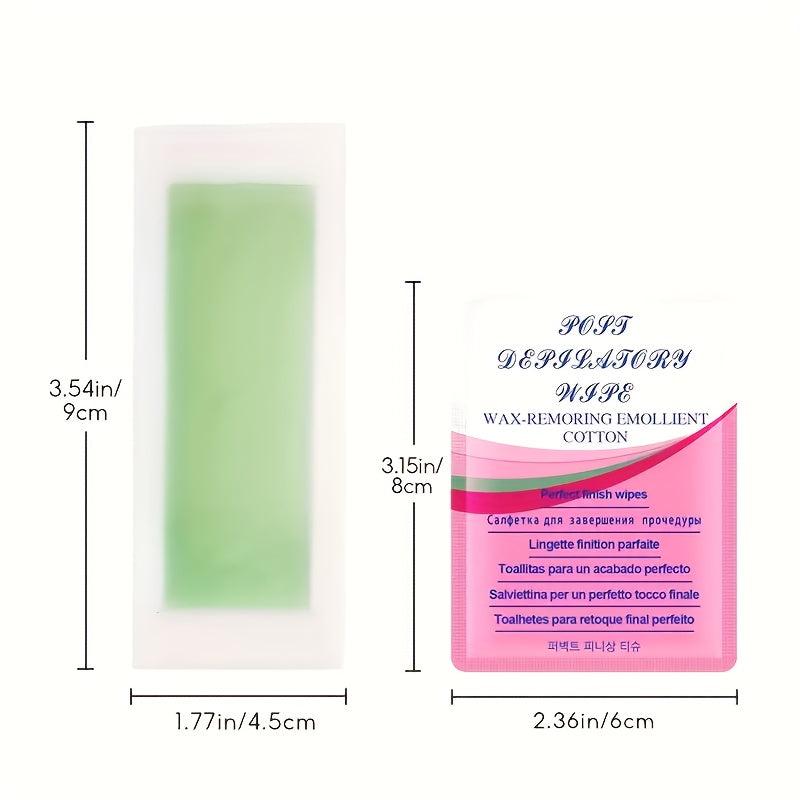 Facial Body Wax Strips Hypoallergenic All Skin Types Lip Hair Removal Wax Strip