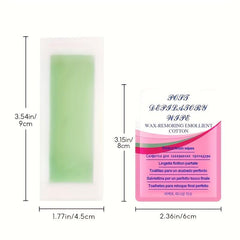 Facial Body Wax Strips Hypoallergenic All Skin Types Lip Hair Removal Wax Strip
