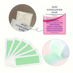 Facial Body Wax Strips Hypoallergenic All Skin Types Lip Hair Removal Wax Strip