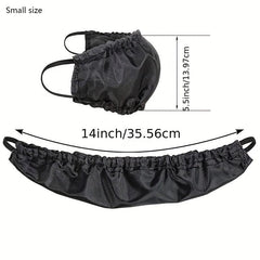Men Beard Bib Covers Soft Satin Facial Hair Apron Guard Bonnet