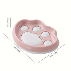 Cat Claw Punch Wall Hanging Soap Box Bathroom Toilet Storage Rack