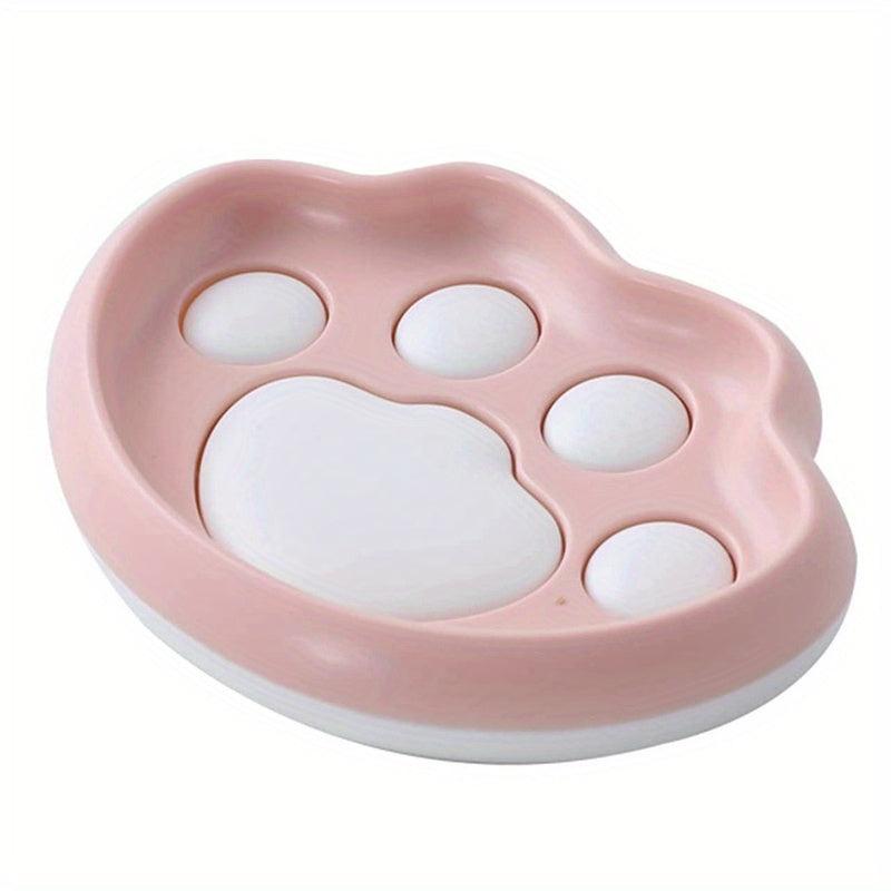 Cat Claw Punch Wall Hanging Soap Box Bathroom Toilet Storage Rack
