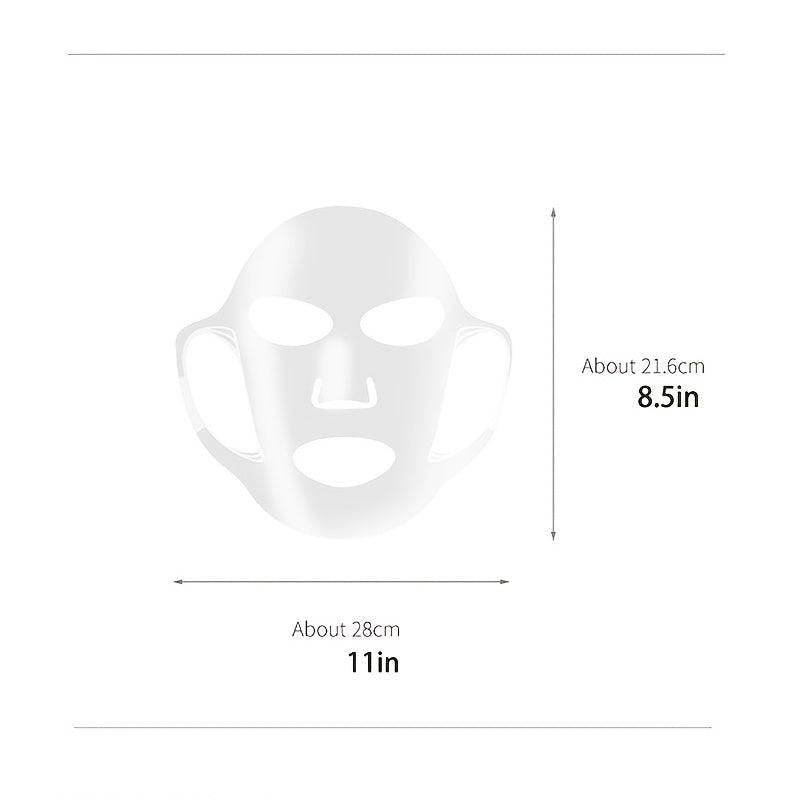 Silicone Facial Mask Prevents Evaporation and Moisturizes Skin