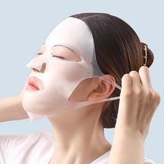 Silicone Facial Mask Prevents Evaporation and Moisturizes Skin