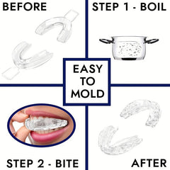 Custom Fit Teeth Whitening Trays BPA Latex Dental Guard Hygienic Case