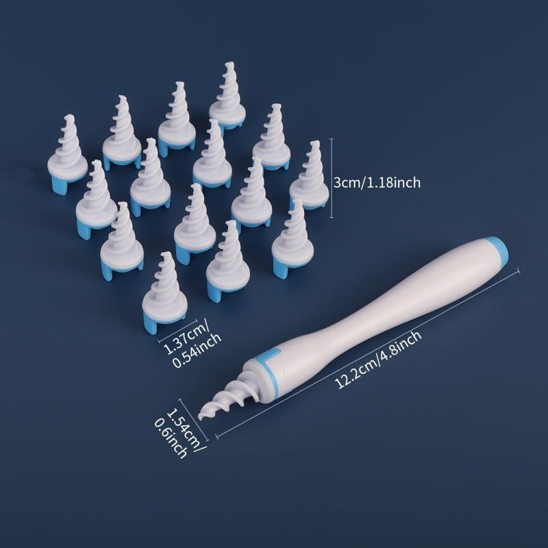 Spiral Ear Wax Removal Tool Set +16 Replacement Tips