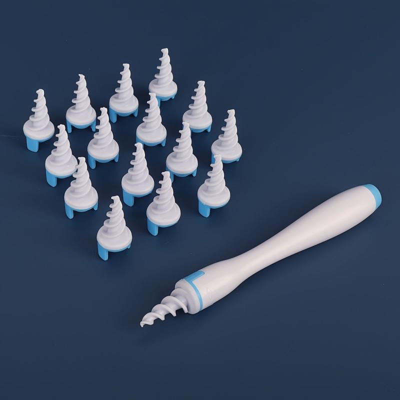 Spiral Ear Wax Removal Tool Set +16 Replacement Tips