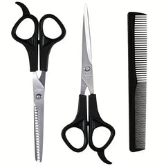 3pcs Hair Scissors Comb Set Hair Cutting Shears Kit Hairdressing Tools