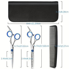 Professional Hairdressing Scissors Set 15-24 cm Barber Salon Home Use