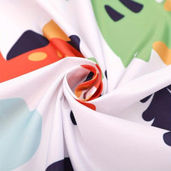 Dinosaur Pattern Hair Cutting Apron with Adjustable Closure