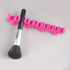 Portable Makeup Brush Holder Silicone Storage Rack