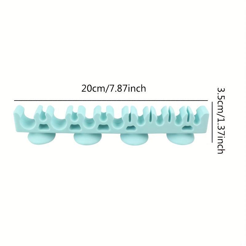 Portable Makeup Brush Holder Silicone Storage Rack