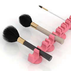 Portable Makeup Brush Holder Silicone Storage Rack
