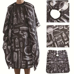 Barber Haircut Tools Set with Apron & Shaving Template