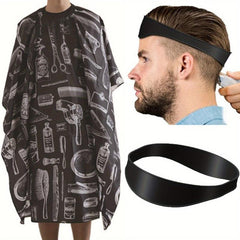 Barber Haircut Tools Set with Apron & Shaving Template