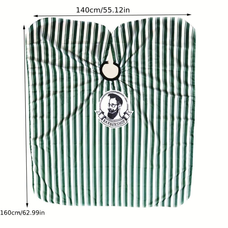 Striped Hairdressing Shawl Hair Cutting Cape