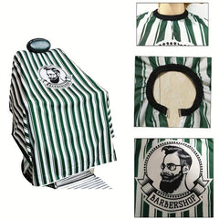 Striped Hairdressing Shawl Hair Cutting Cape