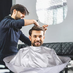 Professional Hair Cutting Cape with Umbrella for Salon and Home Use