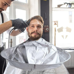 Professional Hair Cutting Cape with Umbrella for Salon and Home Use