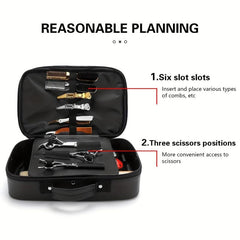 PU Leather Hairdressing Tools Bag Large Capacity
