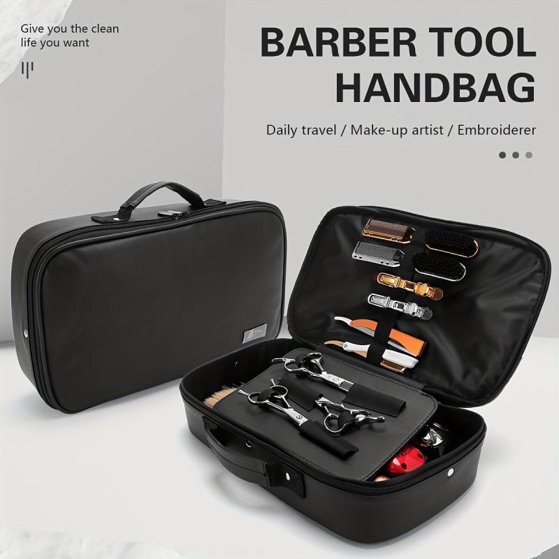 PU Leather Hairdressing Tools Bag Large Capacity
