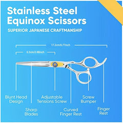 Professional Hair Scissors 6.5 Inch Razor Edge Barber Shears