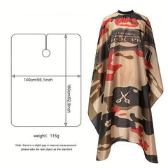 Waterproof Hair Cutting Cape Adjustable Barber Apron
