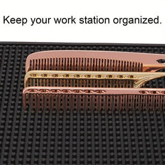 Hairdressing Tools Storage Mat Salon Barbershop Haircut Tool Anti-Slip Mat